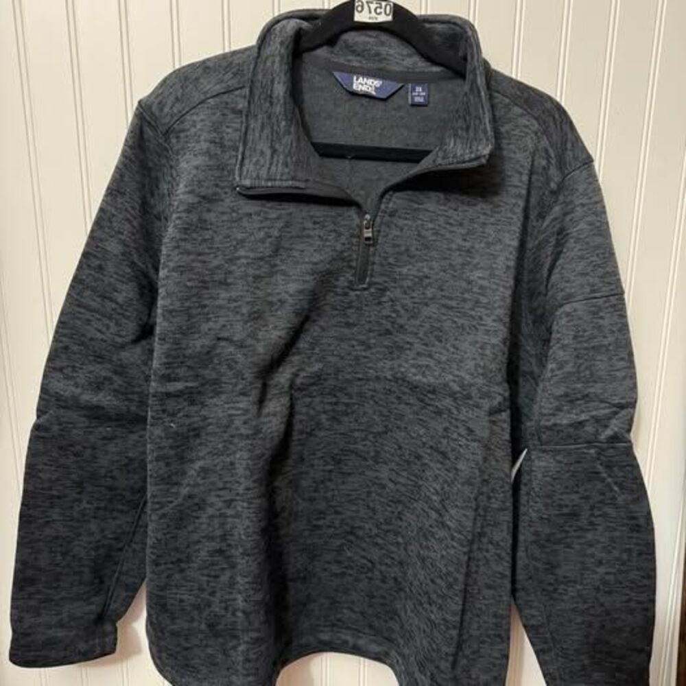 New! Women’s 3X Lands’ End 1/4 zip Plus Size Pullover Jacket -great for spring!